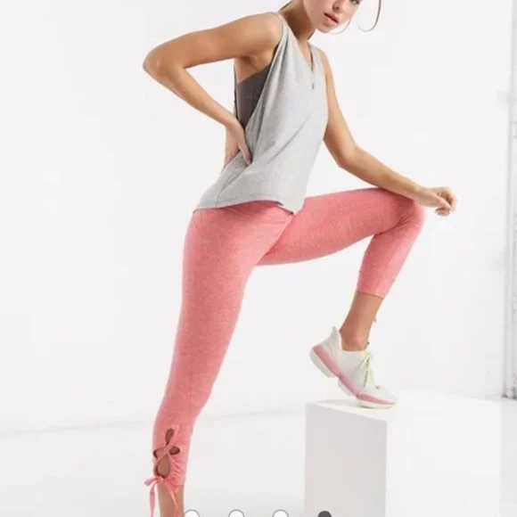 Free People Pink Swerve Leggings Small NWT - Picture 4 of 9